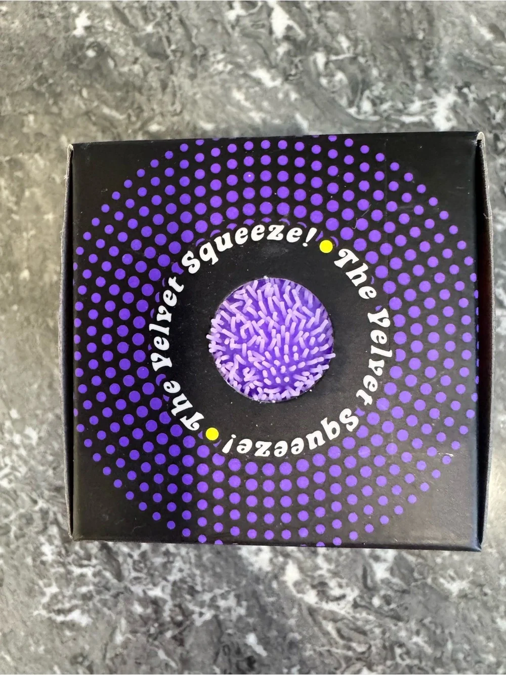 NeeDoh Fuzz Ball Purple Authentic Schylling NWT Velvet Squishy Rare